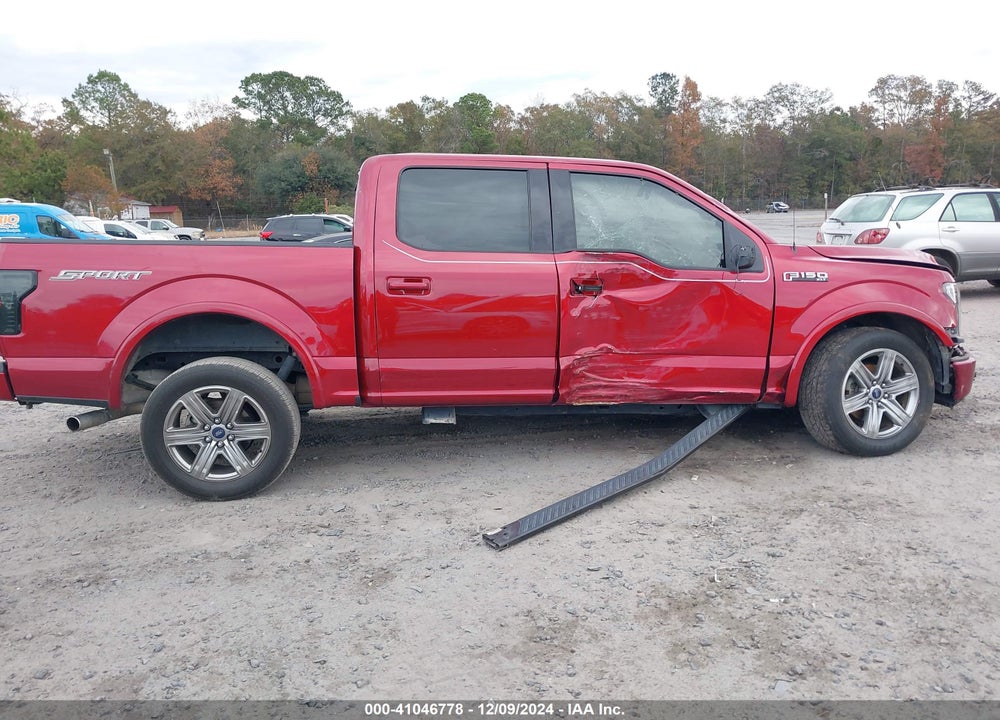 2018 FORD F-150 XLT VIN: 1FTEW1CG9JFD41544