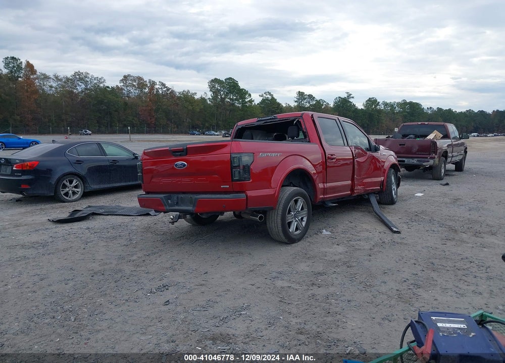 2018 FORD F-150 XLT VIN: 1FTEW1CG9JFD41544