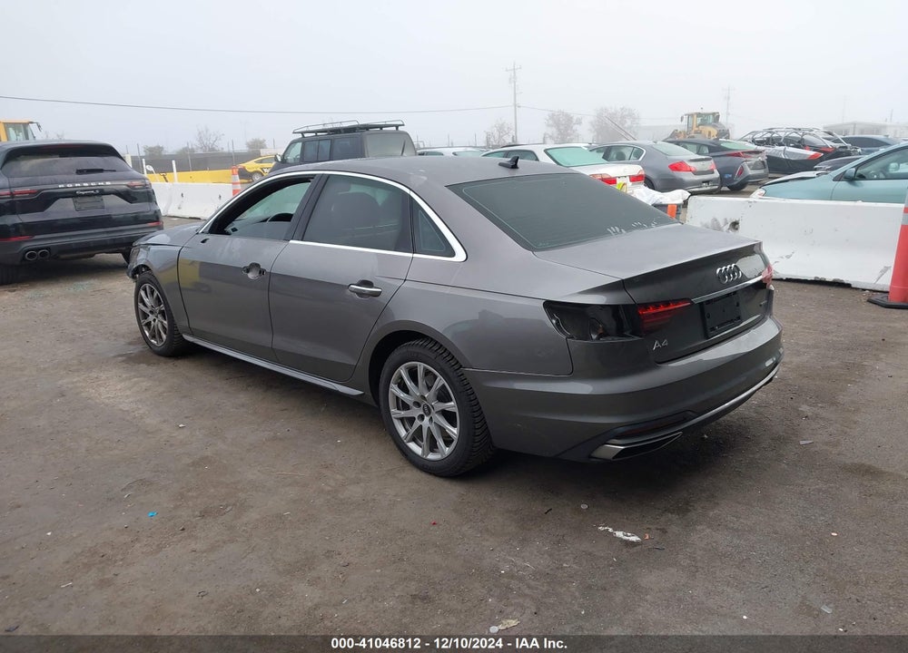 2022 AUDI A4 PREMIUM 40 TFSI QUATTRO S TRONIC VIN: WAUABAF45NN006298