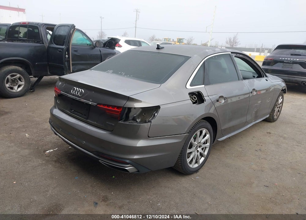 2022 AUDI A4 PREMIUM 40 TFSI QUATTRO S TRONIC VIN: WAUABAF45NN006298