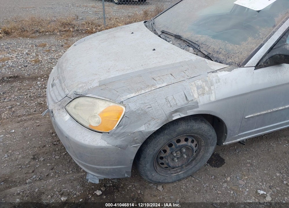 2002 HONDA CIVIC LX VIN: 1HGES16592L062525