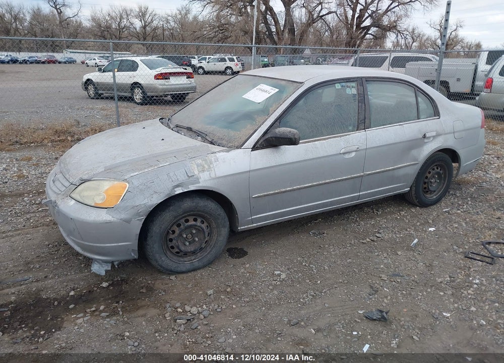 2002 HONDA CIVIC LX VIN: 1HGES16592L062525