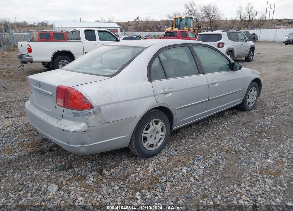 2002 HONDA CIVIC LX VIN: 1HGES16592L062525