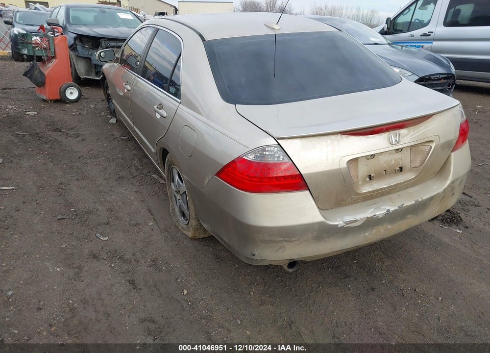 2006 HONDA ACCORD HYBRID VIN: JHMCN365X6C002301