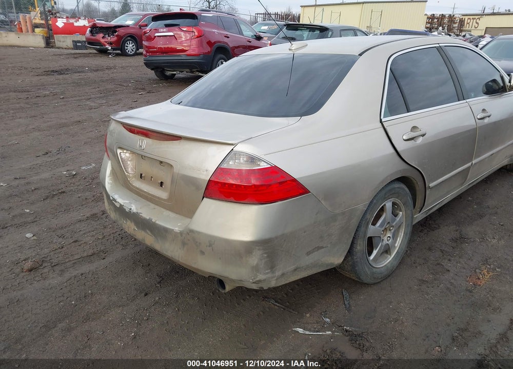 2006 HONDA ACCORD HYBRID VIN: JHMCN365X6C002301
