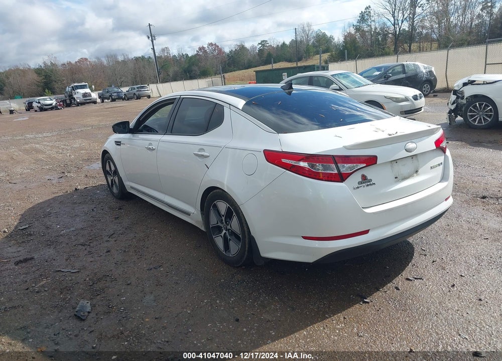 2013 KIA OPTIMA HYBRID EX VIN: KNAGM4AD4D5055276