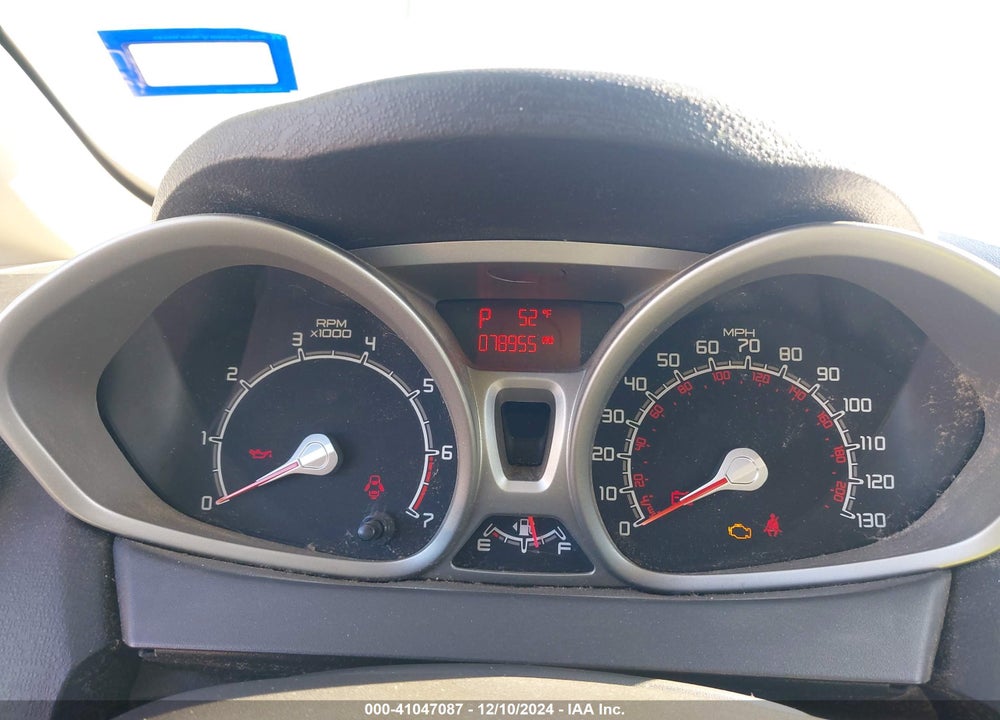 2012 FORD FIESTA SES VIN: 3FADP4FJ0CM105438