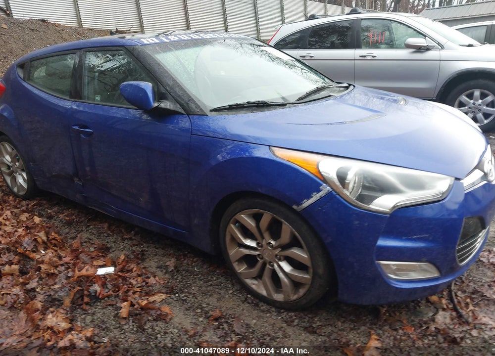 2012 HYUNDAI VELOSTER BASE W/BLACK VIN: KMHTC6AD4CU045184
