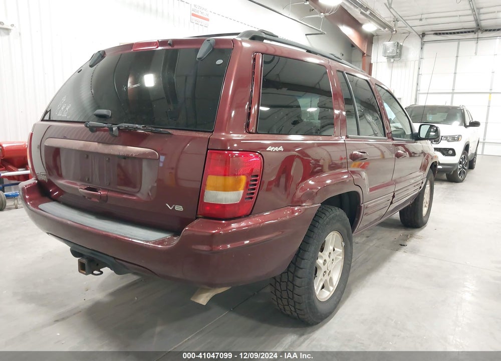2000 JEEP GRAND CHEROKEE LIMITED VIN: 1J4GW58NXYC324491