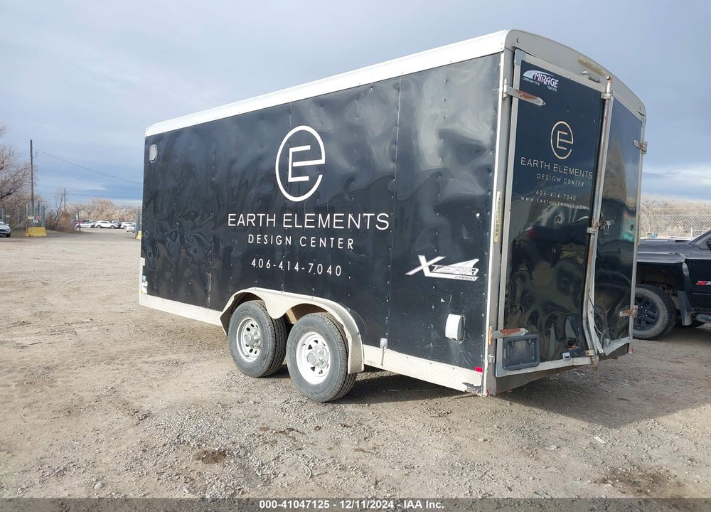 2016 MIRAGE CARGO TRAILER VIN: 5M3BE1622G1068507
