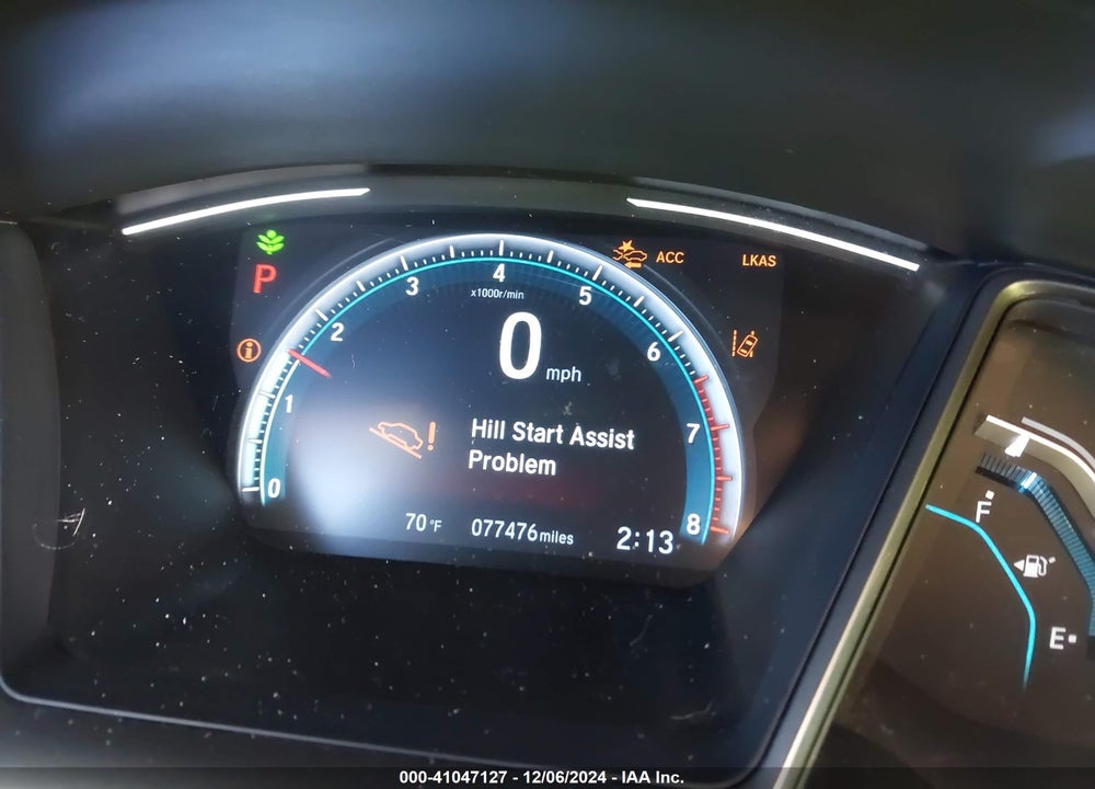 2019 HONDA CIVIC EX VIN: SHHFK7H62KU203660