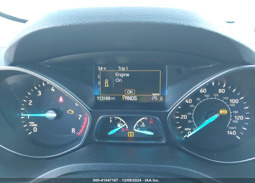 2017 FORD ESCAPE VIN: 1FMCU9G9XHUD37429