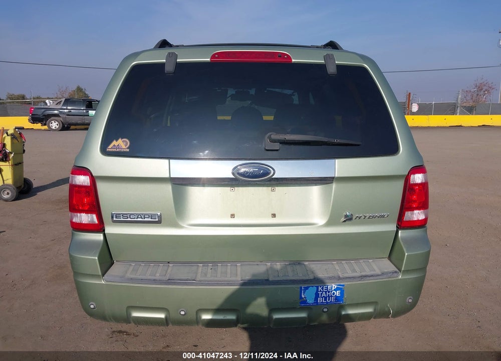 2008 FORD ESCAPE HYBRID VIN: 1FMCU59H08KE22403