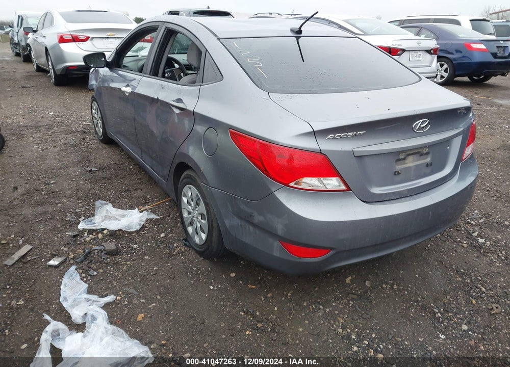 2017 HYUNDAI ACCENT SE VIN: KMHCT4AE3HU311251