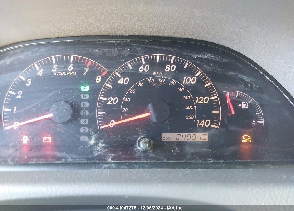 2005 TOYOTA CAMRY LE/SE/STD/XLE VIN: JTDBE32K653003341