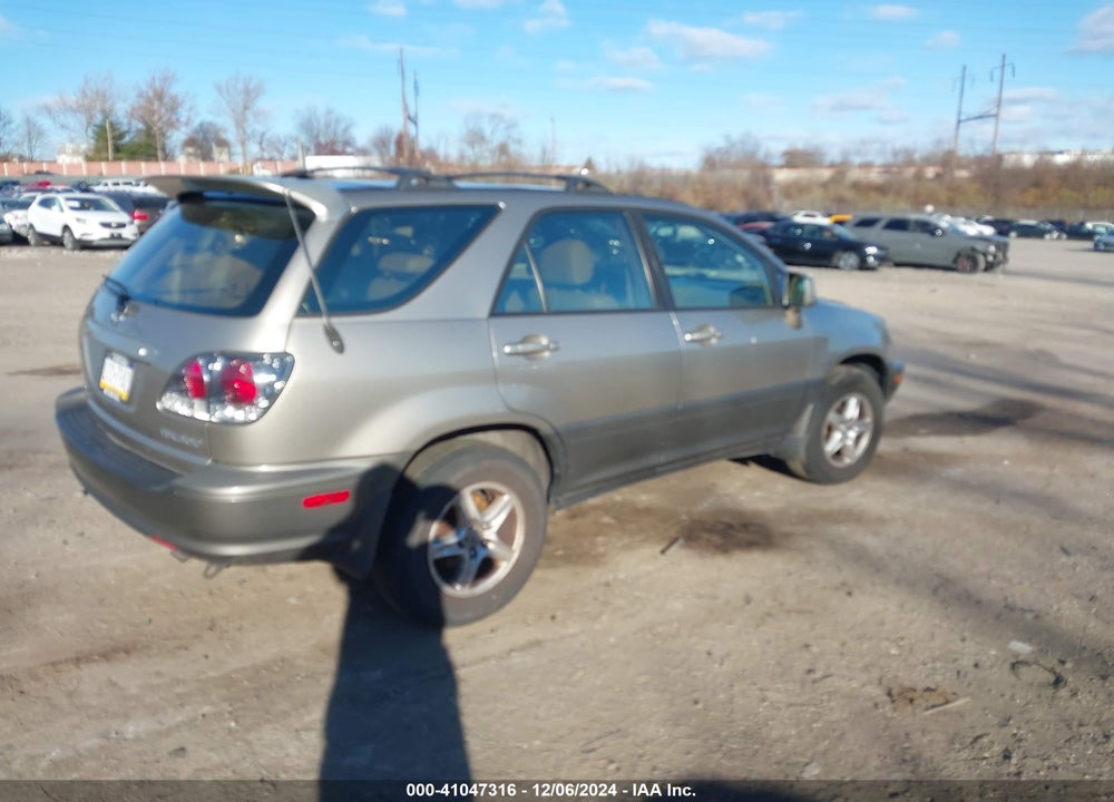 2001 LEXUS RX 300 VIN: JTJHF10U510229623