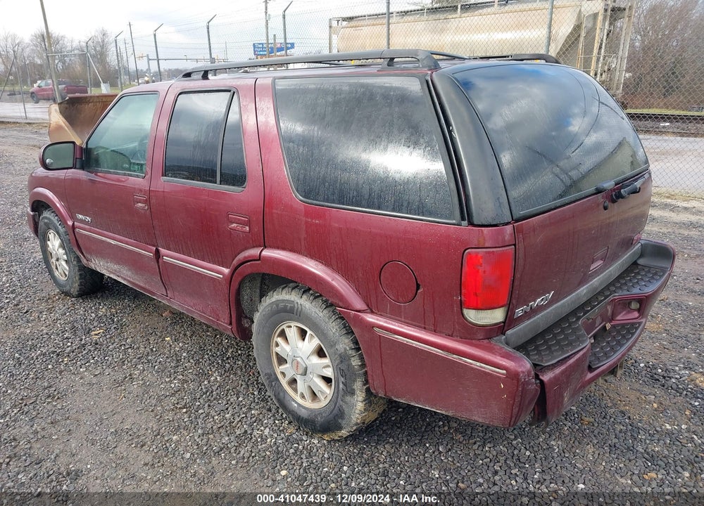 2000 GMC JIMMY SLT VIN: 1GKDT13W8Y2163658
