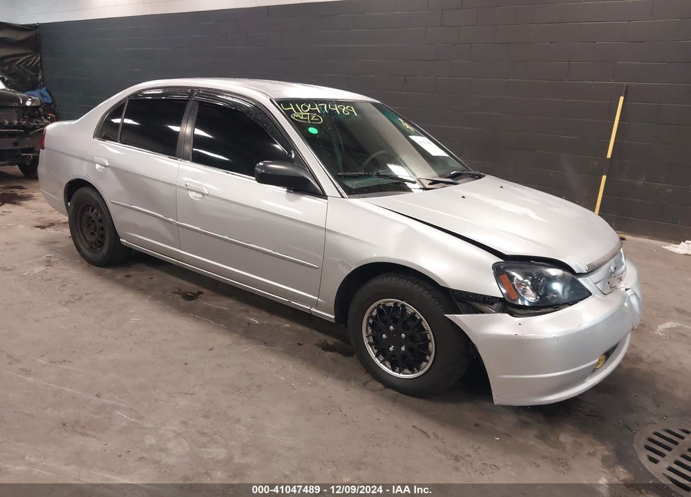 2002 HONDA CIVIC LX VIN: 2HGES165X2H546443