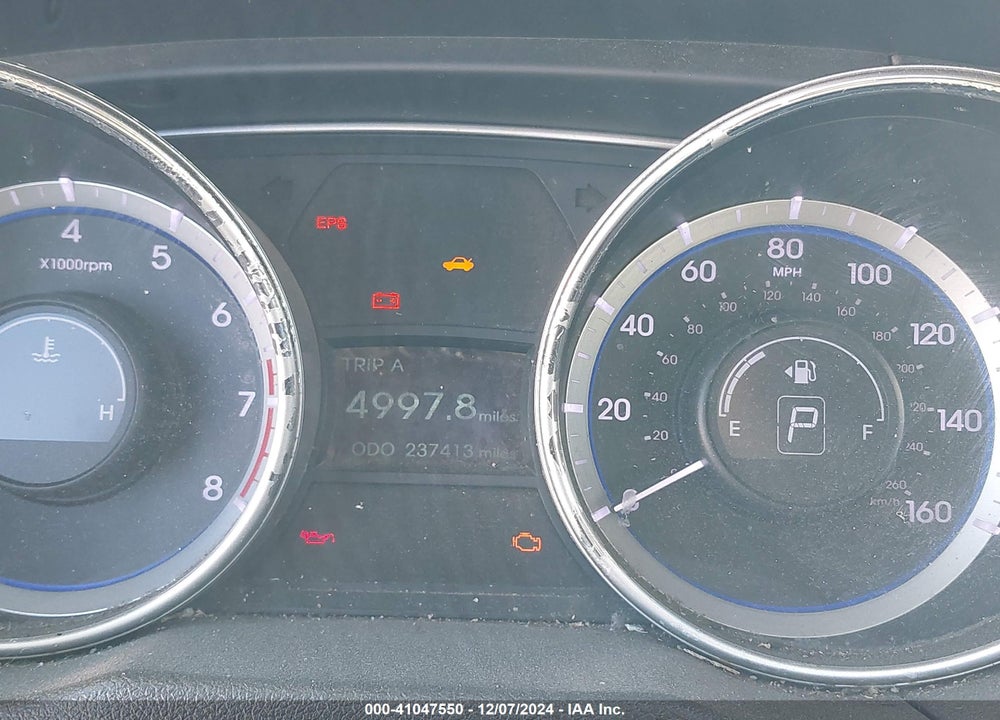 2011 HYUNDAI SONATA GLS VIN: 5NPEB4AC9BH007129