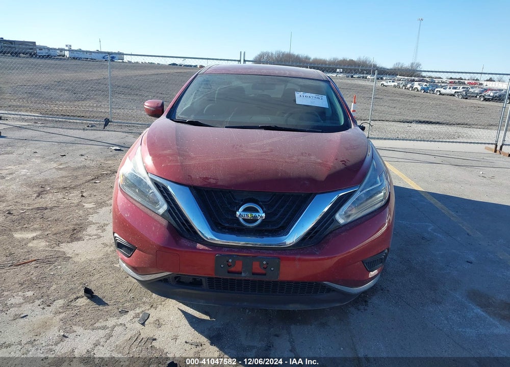 2018 NISSAN MURANO S VIN: 5N1AZ2MH8JN195416