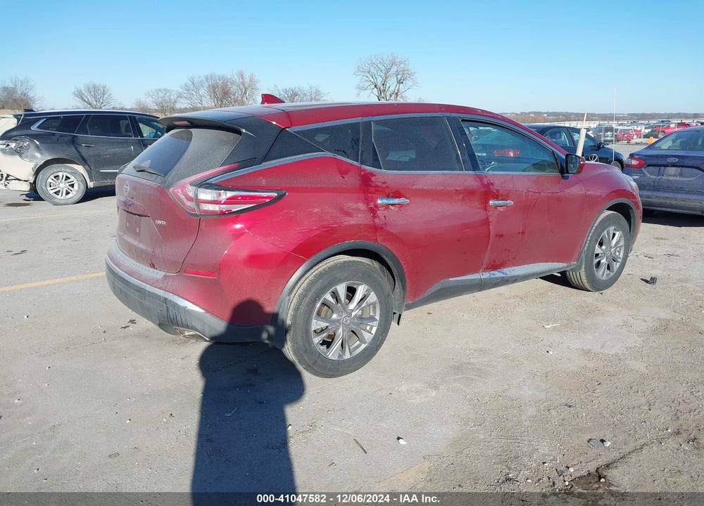 2018 NISSAN MURANO S VIN: 5N1AZ2MH8JN195416