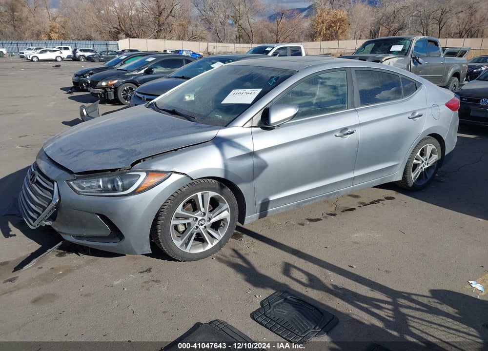 2017 HYUNDAI ELANTRA LIMITED VIN: 5NPD84LF2HH040676