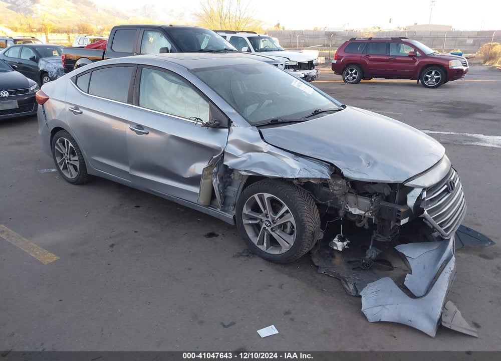 2017 HYUNDAI ELANTRA LIMITED VIN: 5NPD84LF2HH040676