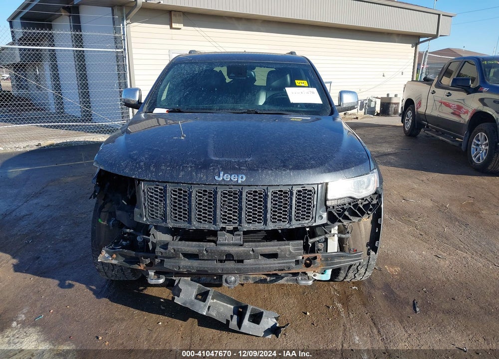 2014 JEEP GRAND CHEROKEE OVERLAND VIN: 1C4RJFCG8EC528763