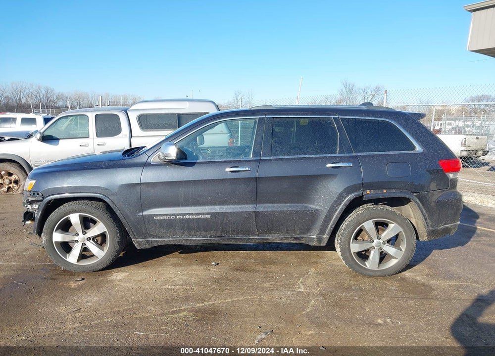 2014 JEEP GRAND CHEROKEE OVERLAND VIN: 1C4RJFCG8EC528763