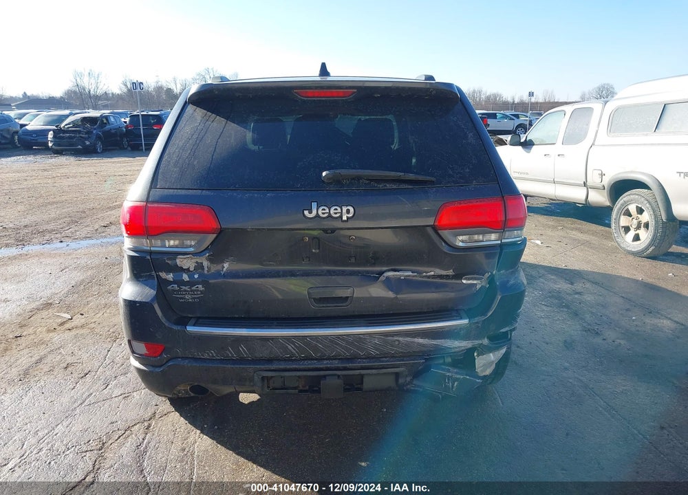 2014 JEEP GRAND CHEROKEE OVERLAND VIN: 1C4RJFCG8EC528763