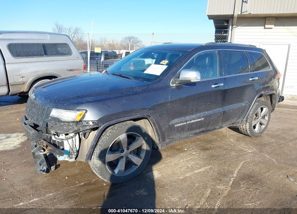 2014 JEEP GRAND CHEROKEE OVERLAND VIN: 1C4RJFCG8EC528763