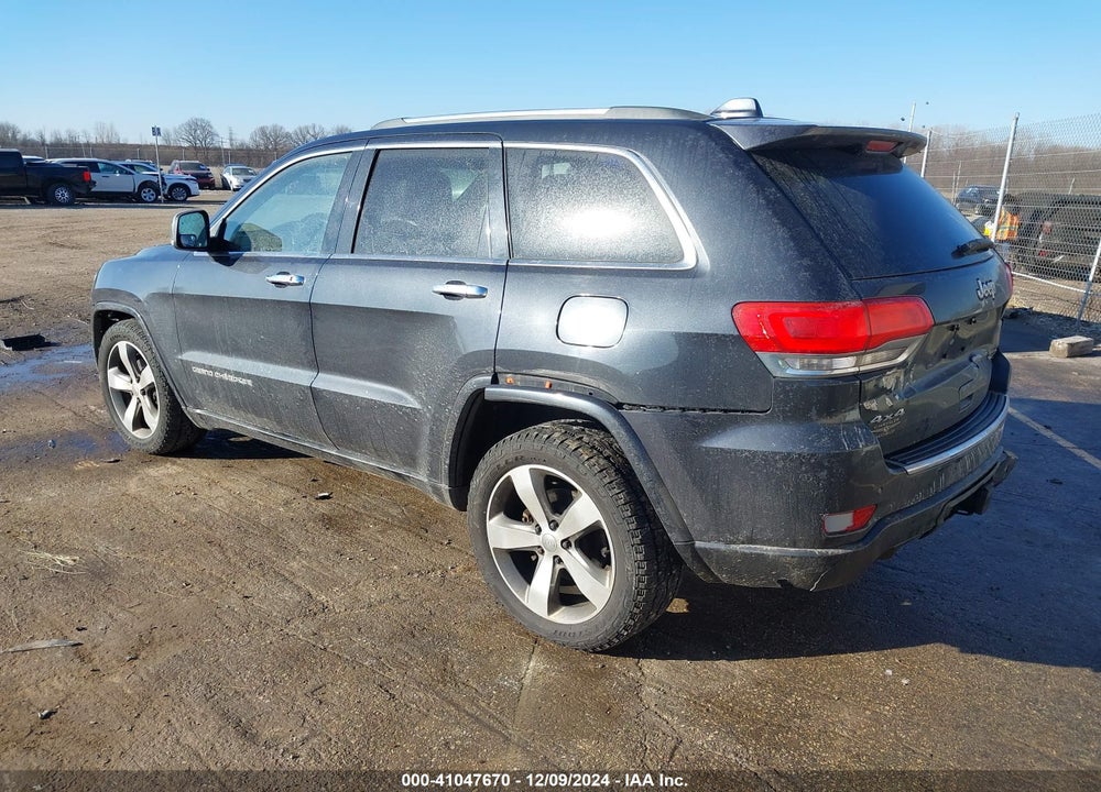 2014 JEEP GRAND CHEROKEE OVERLAND VIN: 1C4RJFCG8EC528763