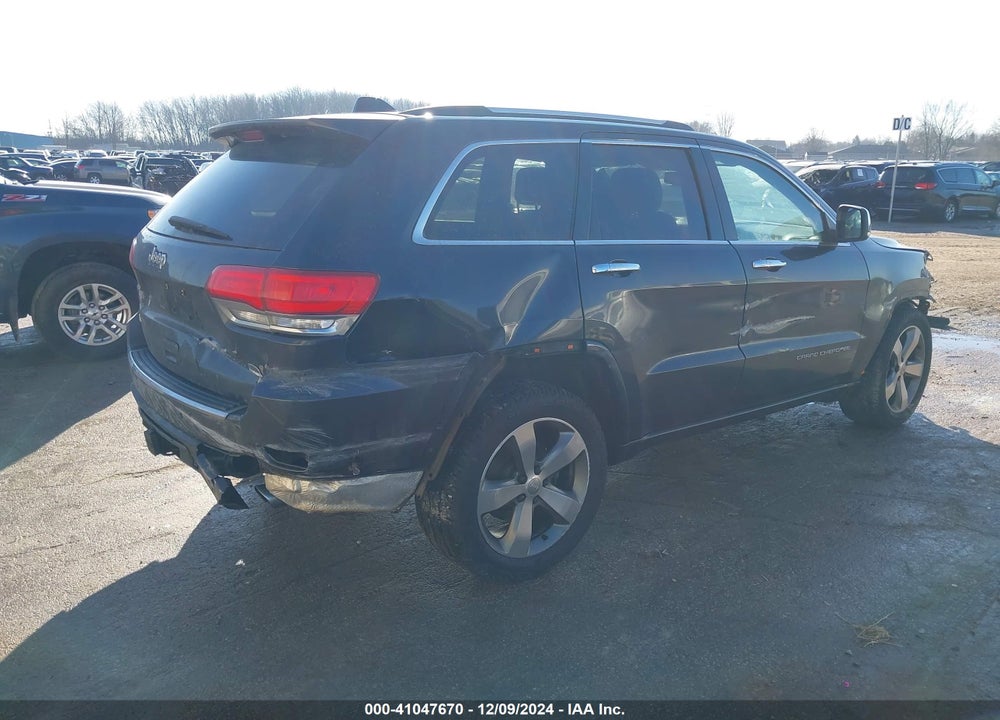 2014 JEEP GRAND CHEROKEE OVERLAND VIN: 1C4RJFCG8EC528763
