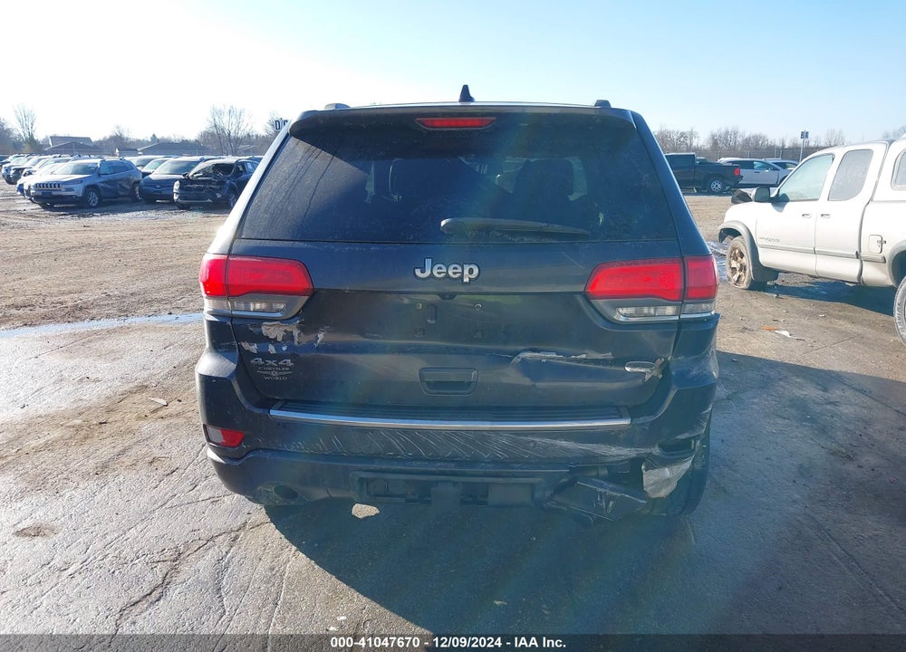 2014 JEEP GRAND CHEROKEE OVERLAND VIN: 1C4RJFCG8EC528763
