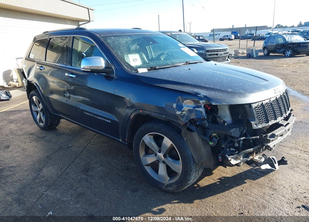 2014 JEEP GRAND CHEROKEE OVERLAND VIN: 1C4RJFCG8EC528763