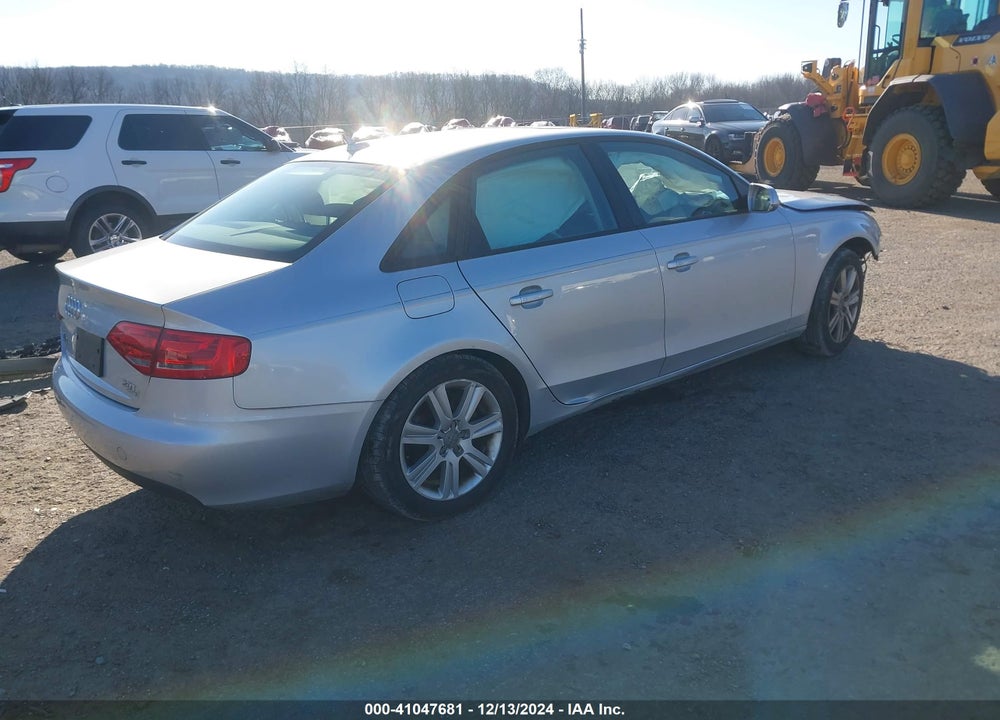2010 AUDI A4 VIN: WAUBFAFL7AN066772