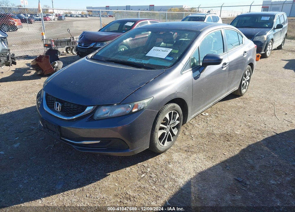 2014 HONDA CIVIC VIN: 19XFB2F82EE014753