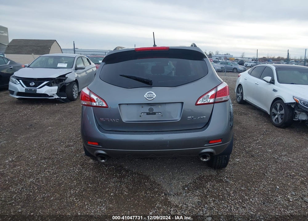 2013 NISSAN MURANO SL VIN: JN8AZ1MW8DW316963