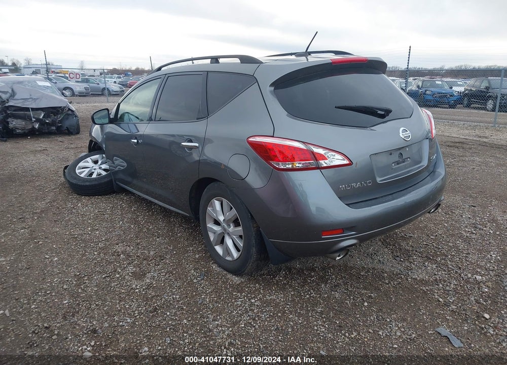 2013 NISSAN MURANO SL VIN: JN8AZ1MW8DW316963