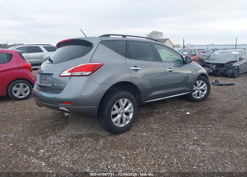 2013 NISSAN MURANO SL VIN: JN8AZ1MW8DW316963