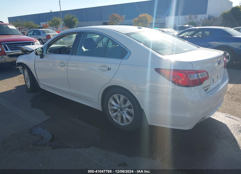 2015 SUBARU LEGACY VIN: 4S3BNBC64F3054138