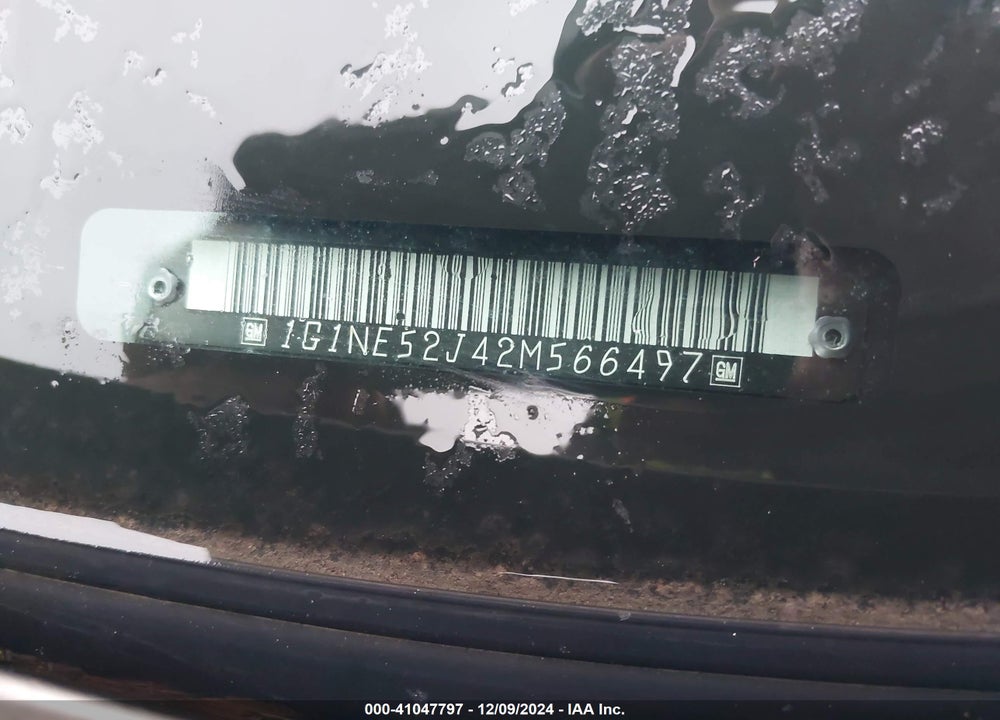 2002 CHEVROLET MALIBU LS VIN: 1G1NE52J42M566497