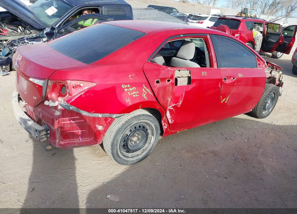 2014 TOYOTA COROLLA LE VIN: 2T1BURHE6EC063666