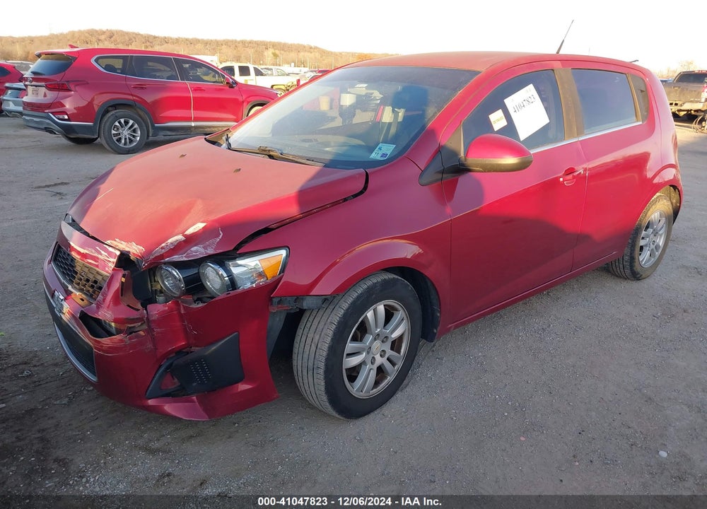 2012 CHEVROLET SONIC 2LT VIN: 1G1JC6SH9C4116353