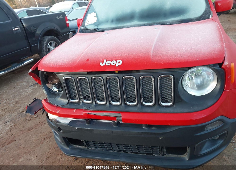 2016 JEEP RENEGADE LATITUDE VIN: ZACCJABT7GPE29034