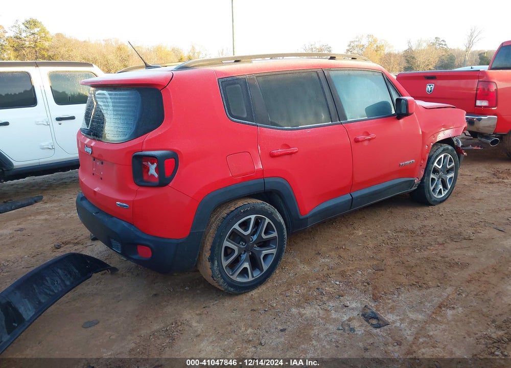 2016 JEEP RENEGADE LATITUDE VIN: ZACCJABT7GPE29034