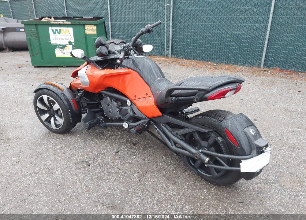 2015 CAN-AM SPYDER ROADSTER F3/F3-S VIN: 2BXRDDD29FV000938
