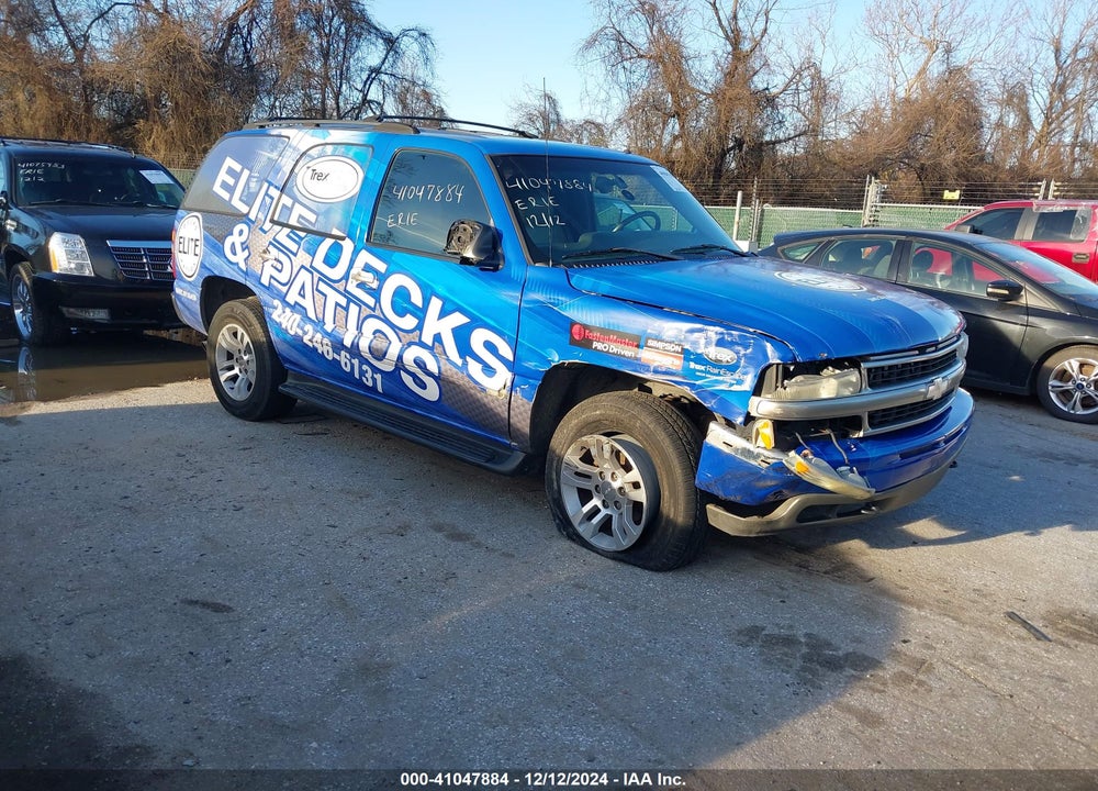 2002 CHEVROLET TAHOE LT VIN: 1GNEK13Z92R170976