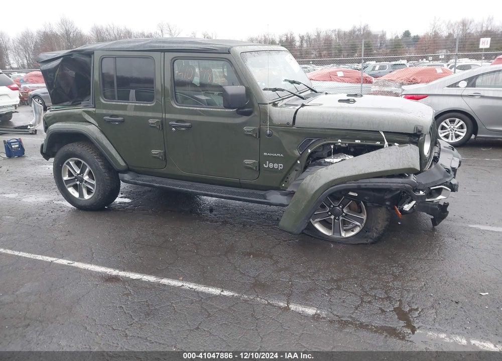 2021 JEEP WRANGLER UNLIMITED SAHARA 4X4 VIN: 1C4HJXEN9MW613766