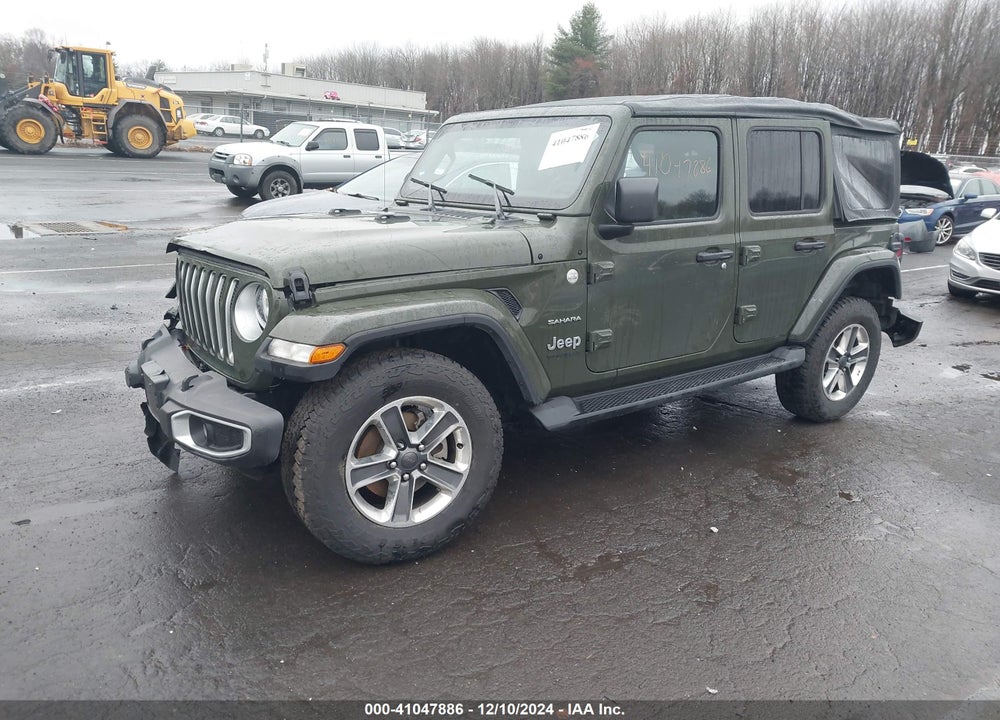 2021 JEEP WRANGLER UNLIMITED SAHARA 4X4 VIN: 1C4HJXEN9MW613766